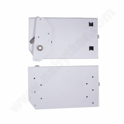 Postel. výklop.kov. čelné do skrine biele KP9