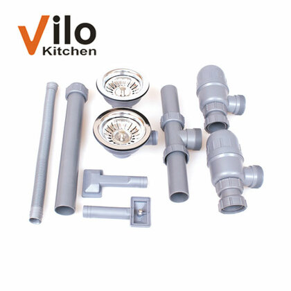 Eurosifón k dvojdrezu bez vývodu na umývačku