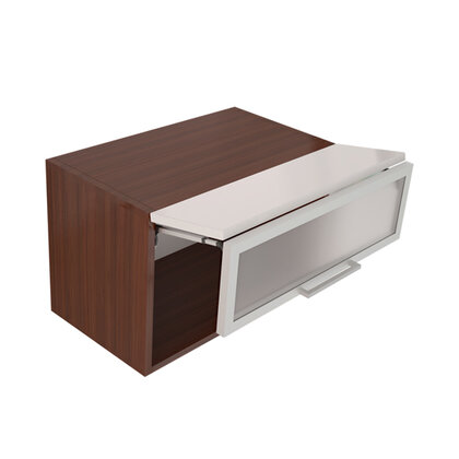 Kovanie Aventos HF - MDF / AL, úzky Al rám