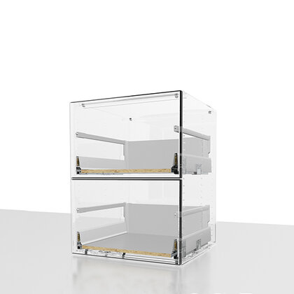 Zás.set-komb: 2E ( čelá 381-2x )s EVObox evolution pre skrinku šírky 600mm 