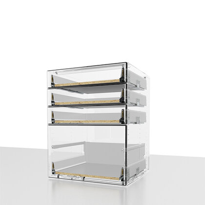 Zás.set-komb: E3A ( čelá 381mm-1x,125mm-3x )s EVObox evolution pre skrinku šírky 600mm 