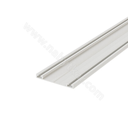 Spodná koľaj RAMA,(s drážkou) 3,0m biela lesklá /Laguna dopredaj, náhrada model 2021 Spodná koľaj RAMA,(s drážkou) 3,0m biela lesklá /Laguna dopredaj, náhrada model 2021