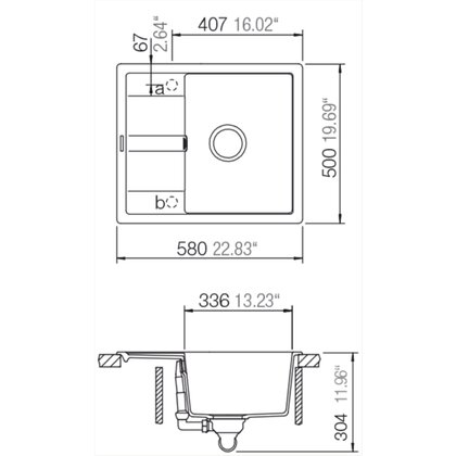 Granitevé drezy Ronda D-100