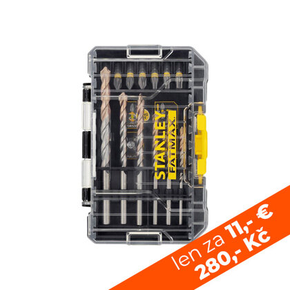 Stanley Sada presných vrtákov a bitov 19 dielna FATMAX