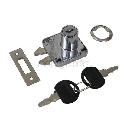 Zámok do harmon.dvierok, chróm /Gt