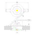 LED bodovka - VO54, 1.0W, 350mA, biela neutrál / Hecca LED bodovka - VO54, 1.0W, 350mA, biela neutrál / Hecca