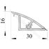 Lišta tesn.na PD WAP 112, 31x18 trojuhol.dl-4,2m inox Lišta tesn.na PD WAP 112, 31x18 trojuhol.dl-4,2m inox