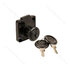 Zámok štvorcový SISO, čierny