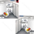 Erg.roh.kôš NUVOLA 371, 2 pol./ 450 mm,  biely-chróm /SIGE Erg.roh.kôš NUVOLA 371, 2 pol./ 450 mm,  biely-chróm /SIGE