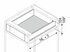 Legrabox, bočnice 770M5002S biele, 500 mm /Blum