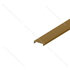 Krycia lišta do profilu Rama , zlatý industrial 3m  /Laguna