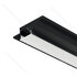  Profil 3101 pro osvětlovací LED pásky,Hliník, čierny, 2500 mm 833.02.686