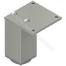Nábytk.noha N 45X45 B 100mm, inox s reguláciou /Zobal