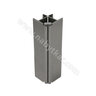 Roh k coklovej lište H-100,brúsený inox
