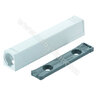 BLUM uchyt jednoduchý- dlhý,na tlmič 956A.1201, biely /Blum