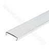 LED krycia lišta do led profilu ( vonk. a vnút.a rohový ) priezračná , 2,0m / CP