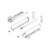 T-BOX ANTARO Blumotion 300mm 30kg typ C, BIELY - KOMPLET