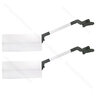 TOP-STAYS ST, výška zostavy 800-879 mm, váha dierok 9,5-16,5 kg, biele krytky /DTC