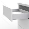 FlowBox 500, v-106, biela / Samet