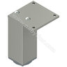 Nábytk.noha N 45X45 B 120mm, inox s reguláciou /Zobal