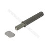 TIP-ON - tlmič s magnet a samol.platničkou,krátky typ,956.1004 sivý /Blum